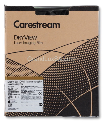 X-ray laser film for mammography Carestream Health (Kodak) DVM 25x30 cm (100 sheets)