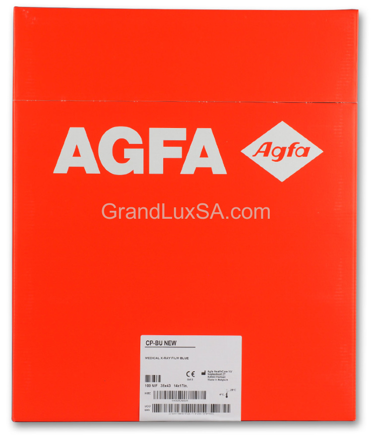X-ray film for general radiology Agfa CP-BU New NIF 35x43 cm ...