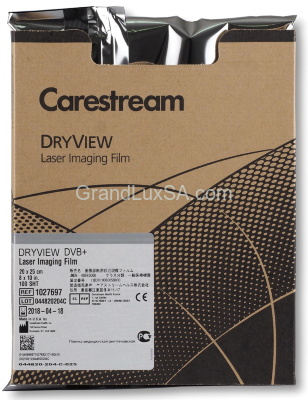 X-ray laser film for general radiology Carestream Health (Kodak) DVB+ 20x25 cm (100 sheets)