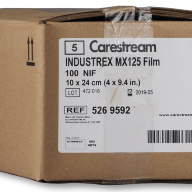 Industrial X-ray Film Carestream Industrex (Kodak) МХ125 10x24 cm.